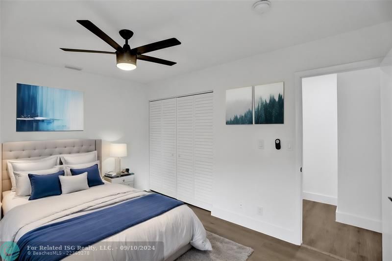 Virtually Staged Guest Bedroom