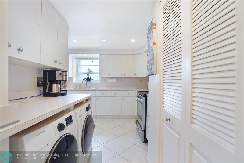 white kitchen with window