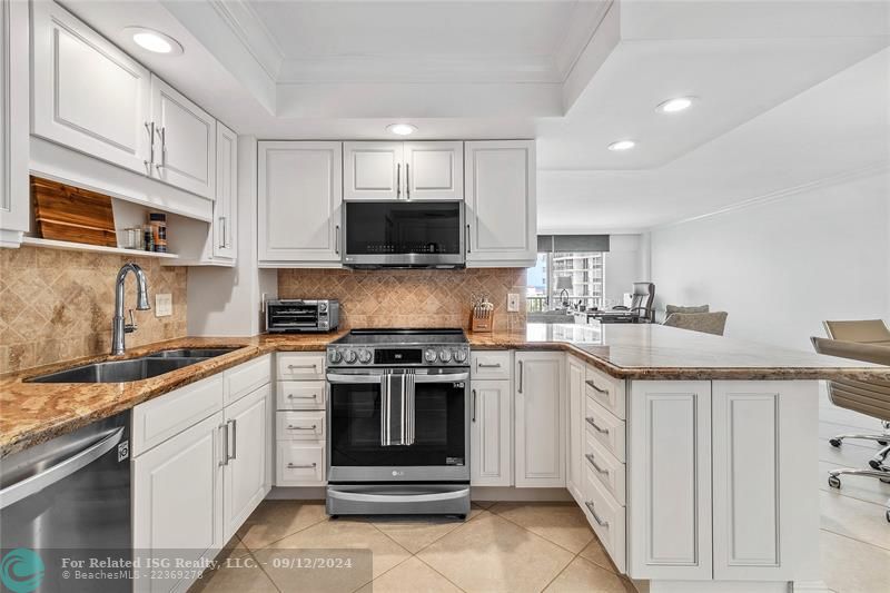 Open Kitchen, Living Room with Ocean View