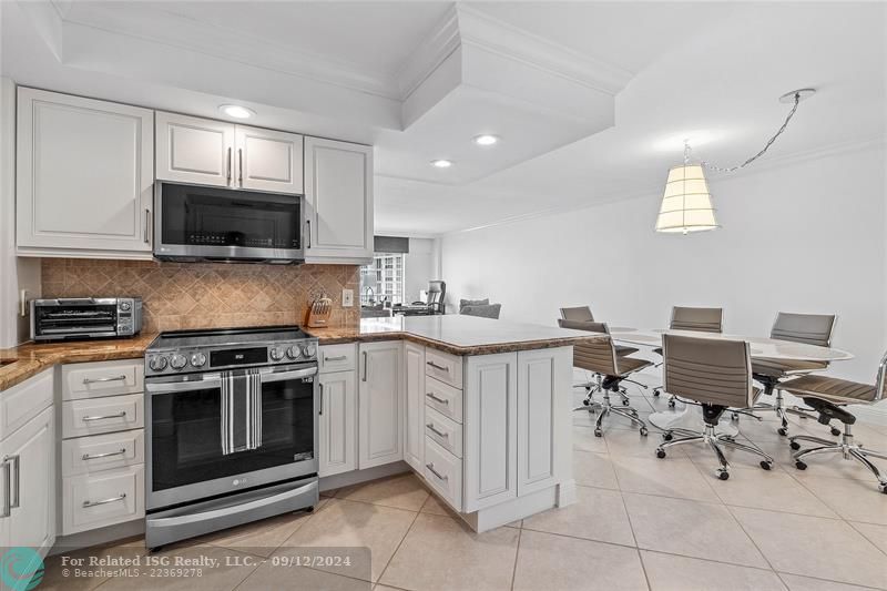 Open Kitchen, Living Room with Ocean View