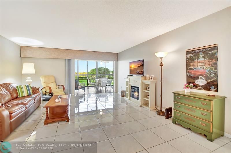 Elegant Living Room , Open to Patio and Amazing Views!