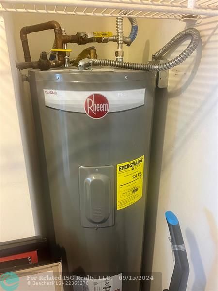 2022, 40 Gallon Water Heater