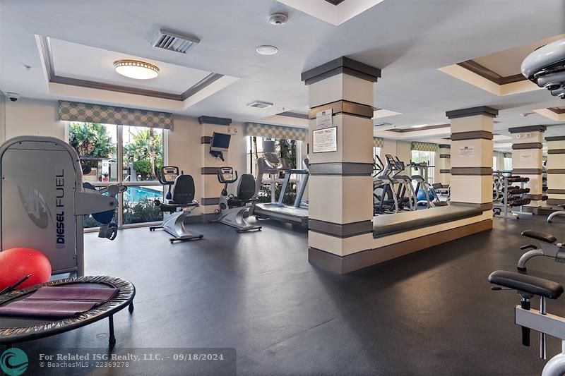 fitness center