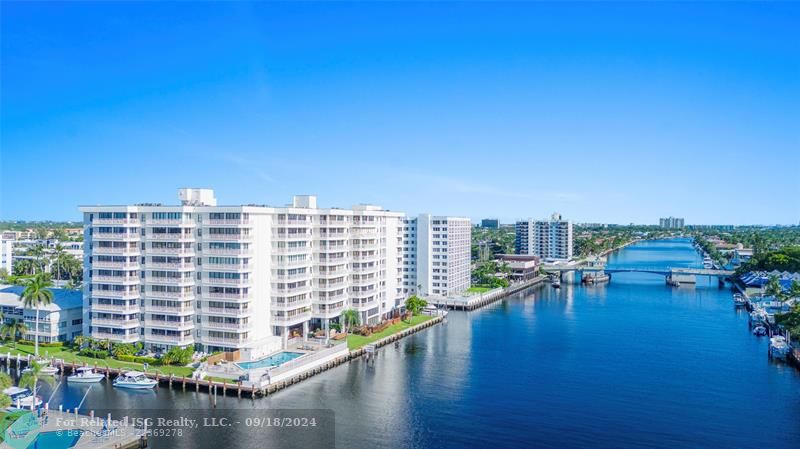 View of the Pool and Intracoastal Waterway to the North