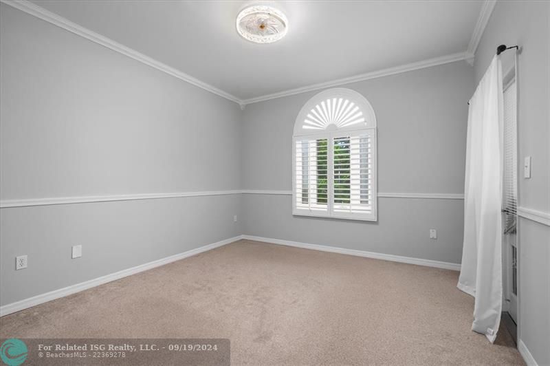 Double Doors to Large Terrace from Living Room