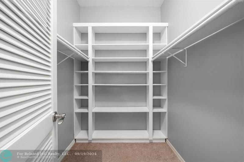 Large Walk In Master closet