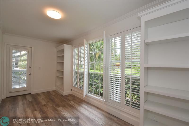 Patio access from Sun Room