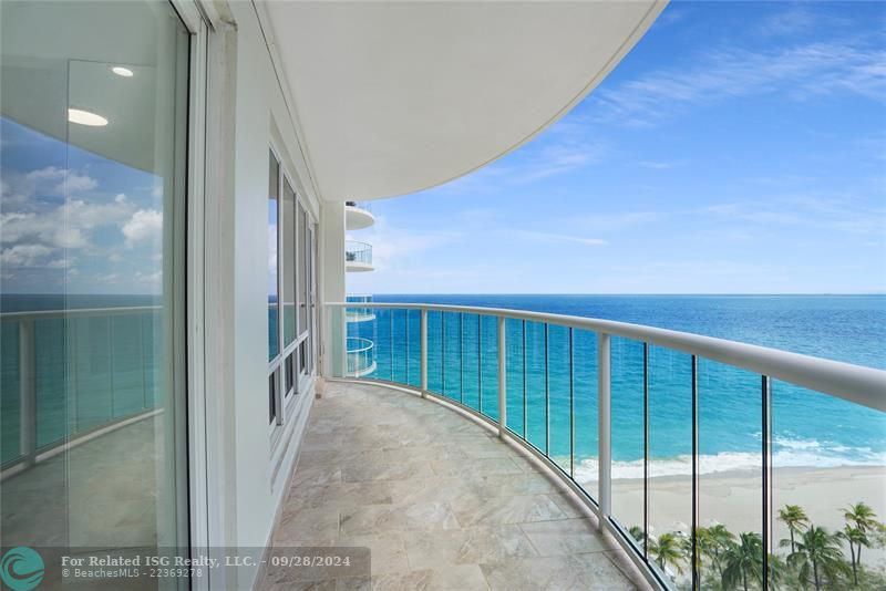 This could be your view!!! Facing south/south east, a sunny and bright balcony and apartment.