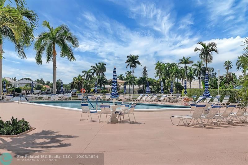 Lounging Poolside enjoying the views