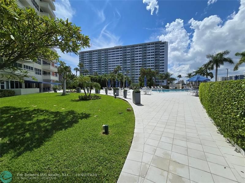 Walkway to the Pool