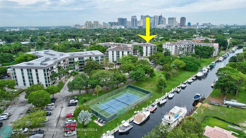 Aerial View River Reach Community looking East toward Downtown FLL Â©MWPA2024