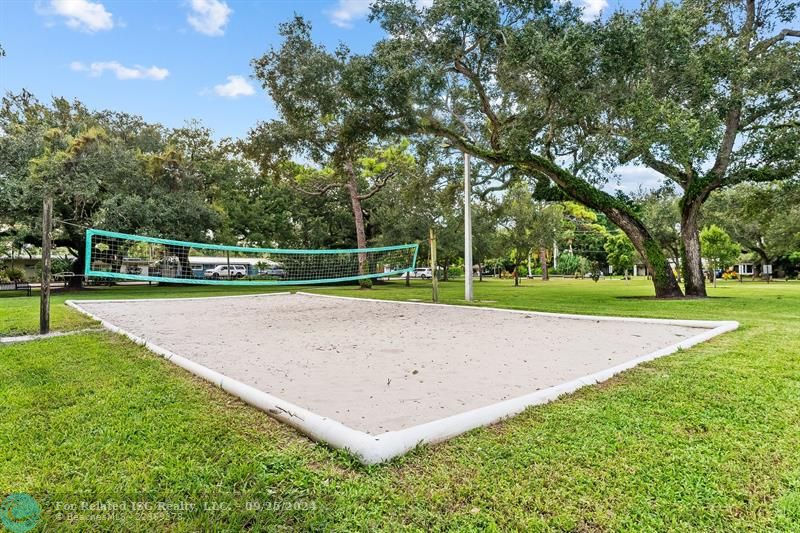 Volleyball court