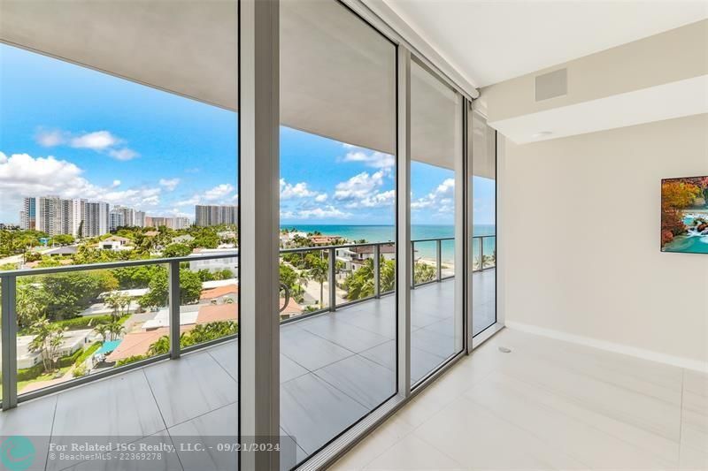 Balcony Access from Primary Bedroom