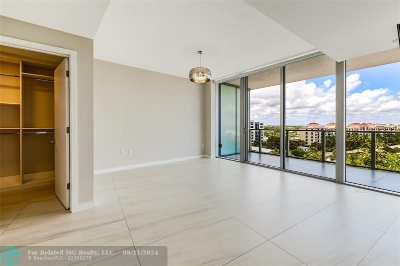 Balcony Access from Primary Bedroom