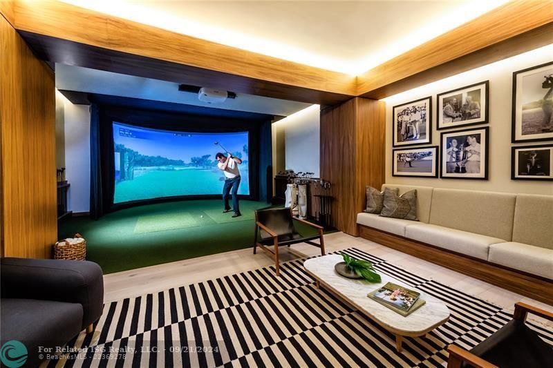 Golf Simulator Room