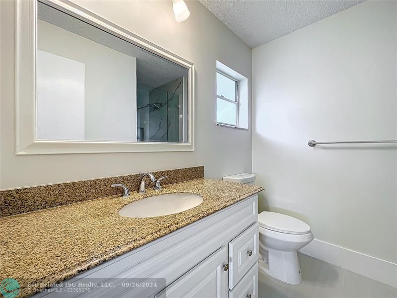 UPDATED PRIMARY BATH WITH LARGE VANTIY AREA