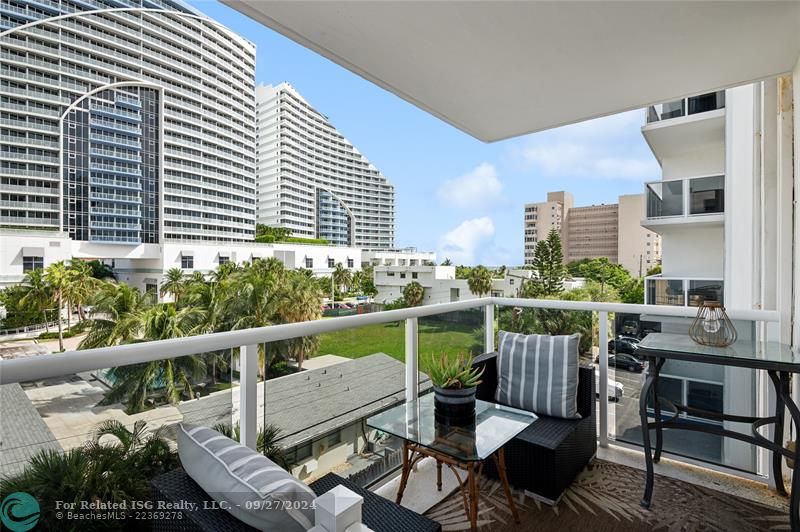 Enjoy gorgeous ocean views from the comfort of your own private balcony.