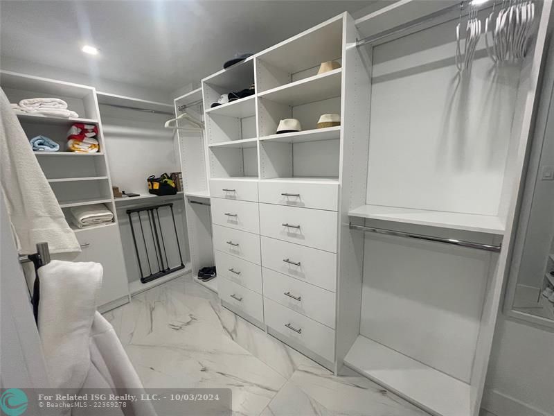 Primary Walk-in Closet