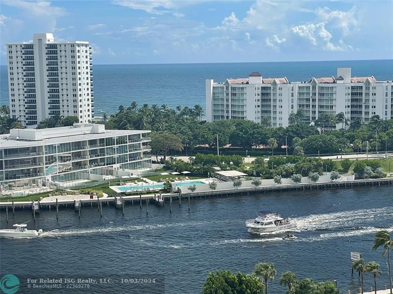 Inlet and Ocean View from Balcony of 16C