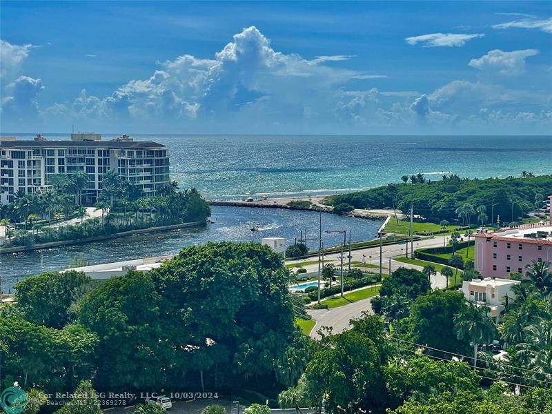 Inlet and Ocean View from Balcony of 16C