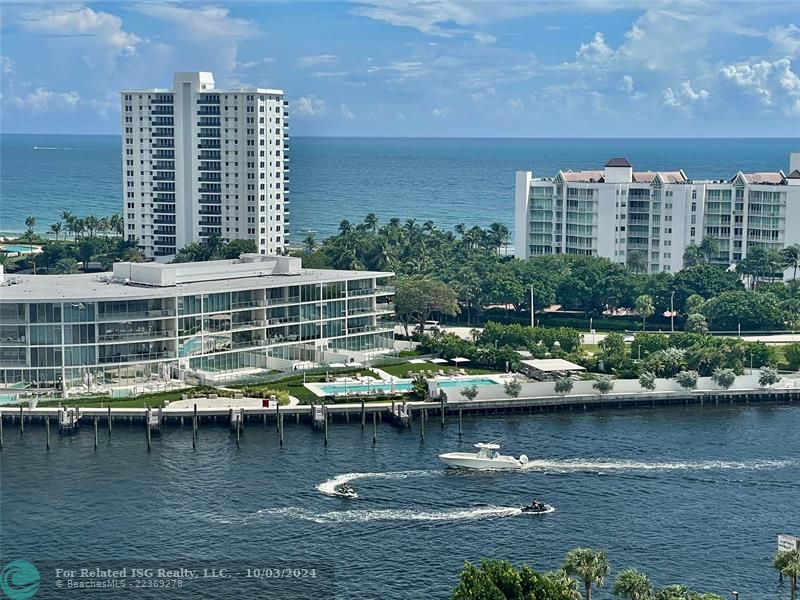 Inlet and Ocean View from Balcony of 16C