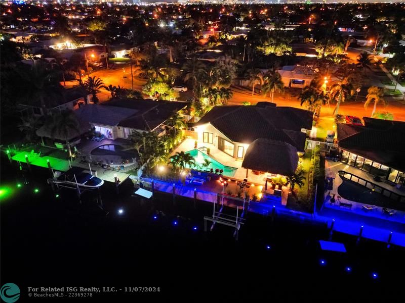 Night Time Intracoastal View