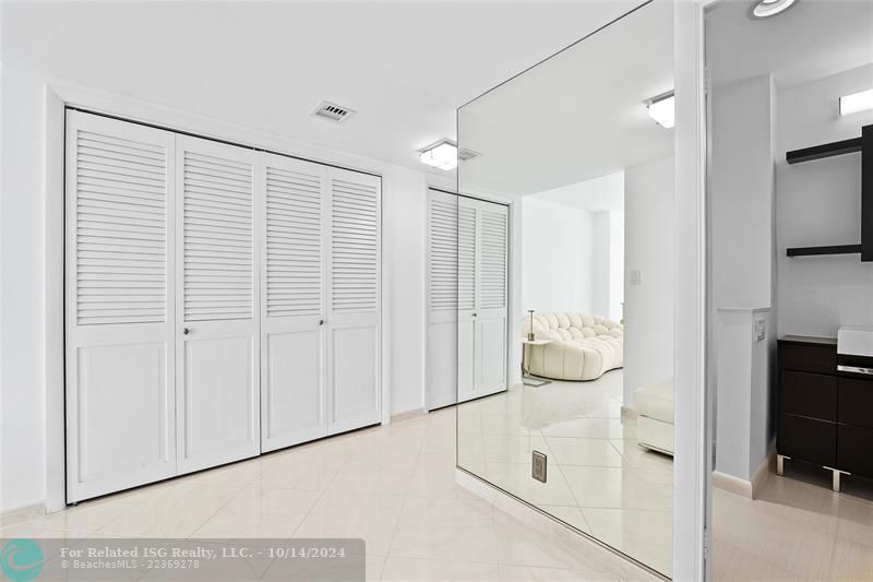 Dressing Room w/ Multiple Closets