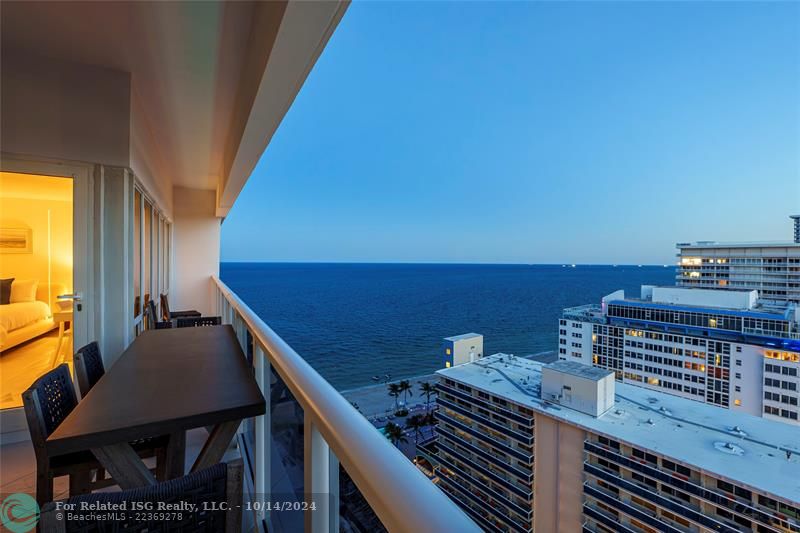 Newly Completed Balcony w/ Glass Railing