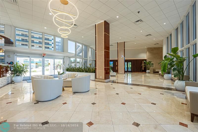 Newley renovated Lobby