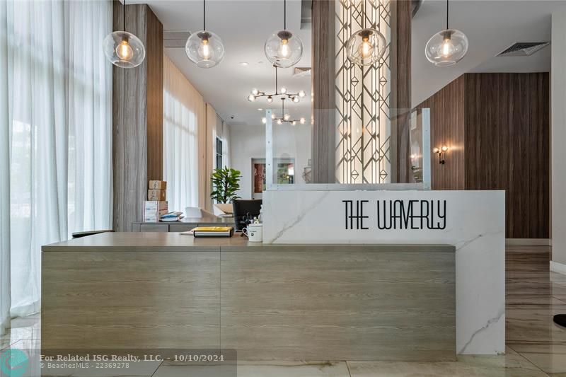 Modern Lobby @ The Waverly