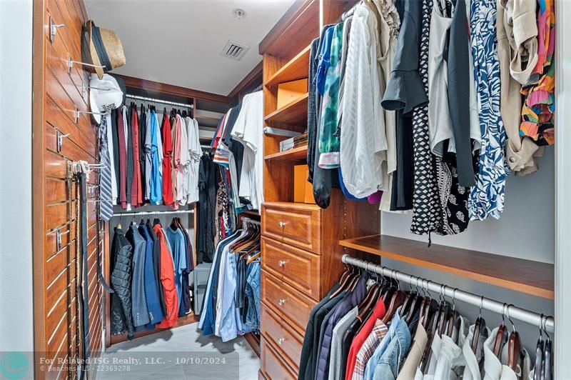 Walk-In Closet in the Primary Bedroom