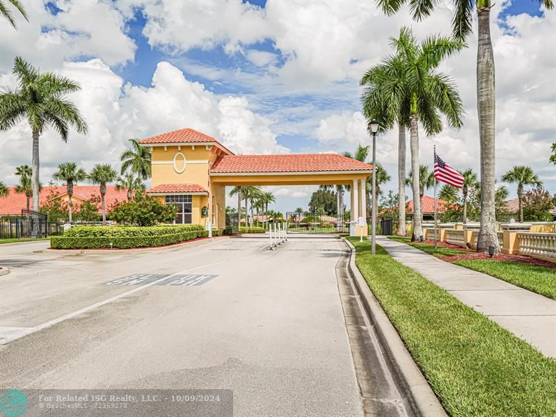 entrance to subdivision