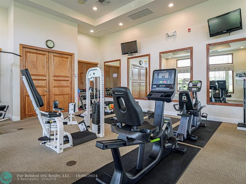 clubhouse fitness room