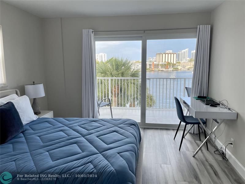 MASTER BEDROOM FACING WATER