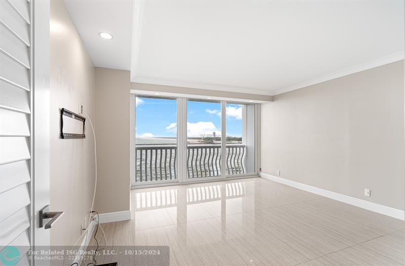 Master bedroom with ocean views