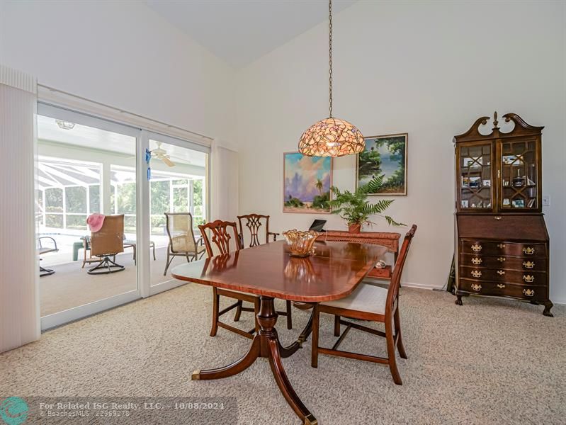 Formal dining room.