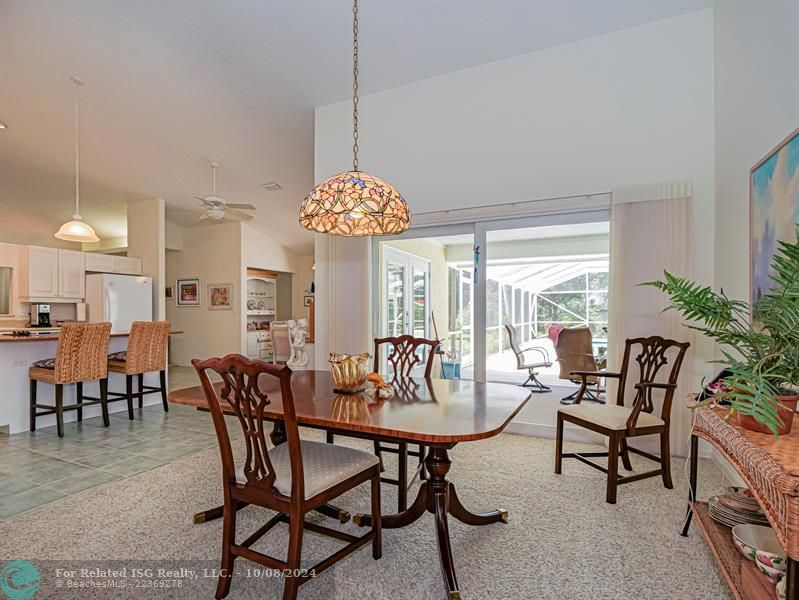 Formal dining room.