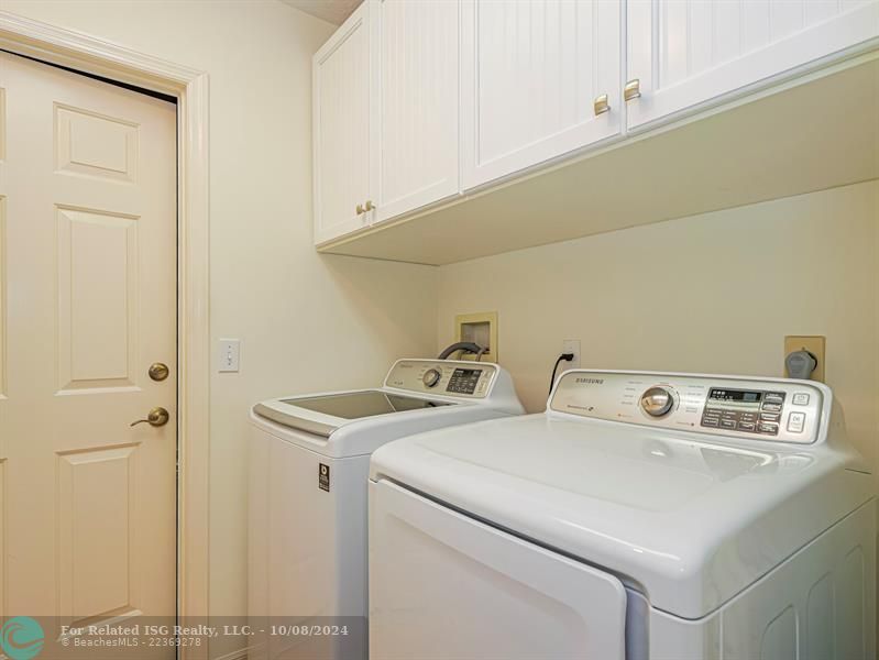 Laundry room.