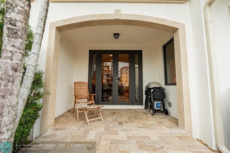 1st Floor Covered Waterfront Terrace