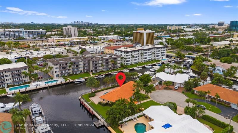 Looking East Across the Landings toward the Intracoastal and Ocean