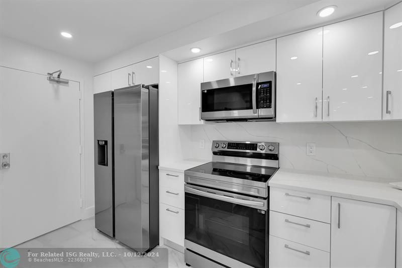 Renovated modern kitchen