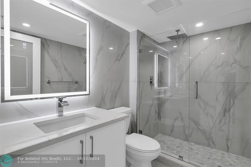 Amazing remodeled Guest Bathroom