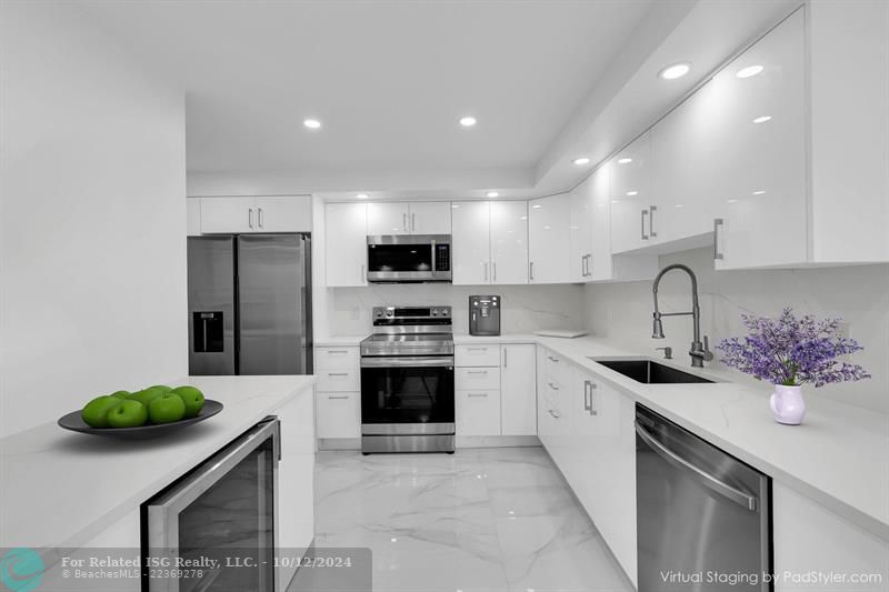 Renovated modern kitchen