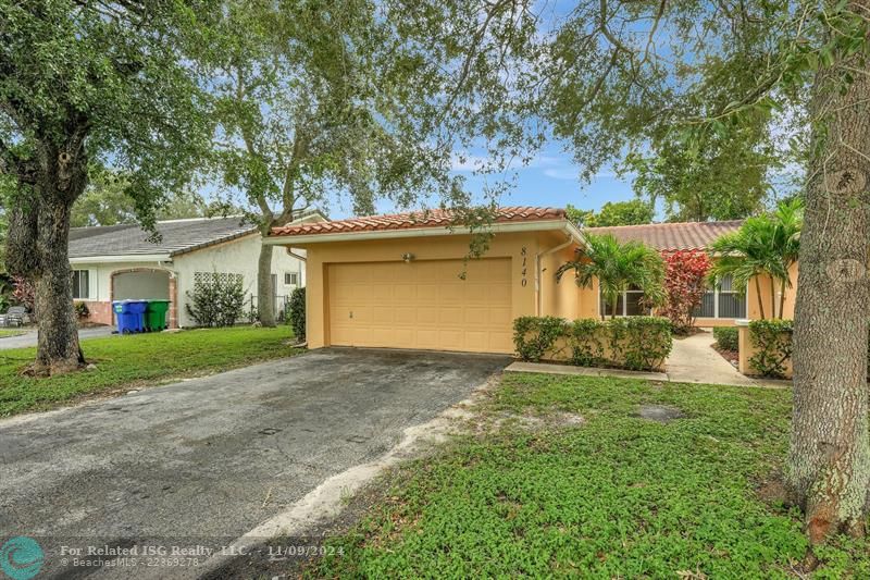 Driveway and Garage