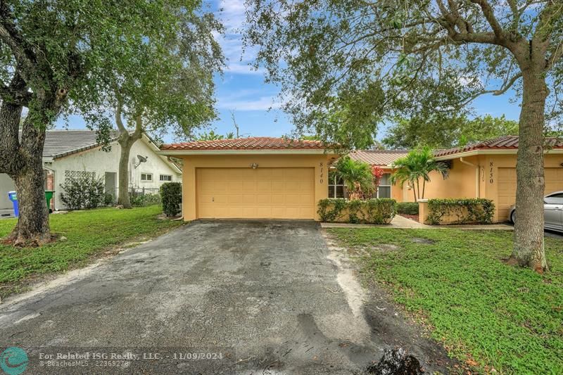 Driveway and Garage