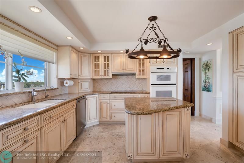 Large open kitchen