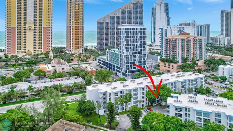 Location, Location, Location! Ideally located in Sunny Isles and within walking distance to the beach, City parks, Shops, Restaurants, and Grocery stores this 3rd floor 1 bedroom, 1.5 bathroom is a must see!