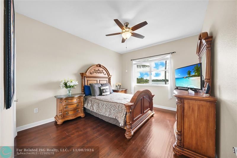 Another Spacious Bedroom Overlooking the Water