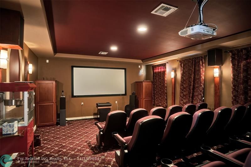 Upstairs loft adjoing guest room, theatre and gym