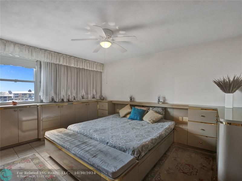 Primary bedroom with ocean view